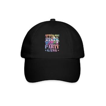 Après-ski Party Gang Licorne - Casquette classique - noir/noir - Devant
