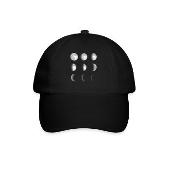 Phases de lune espace - Casquette classique - noir/noir - Devant