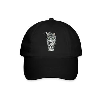 Amerikanisch Kurzhaar - Baseballkappe - Schwarz/Schwarz - Vorne