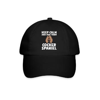 Cadeaux Cocker Spaniel - Casquette classique - noir/noir - Devant