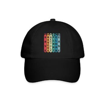 Nature Environment Recycling Earth Day Environmentalists - Baseball Cap - black/black - Front
