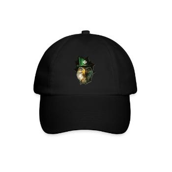 St. Patrick Adler - Baseballkappe - Schwarz/Schwarz - Vorne