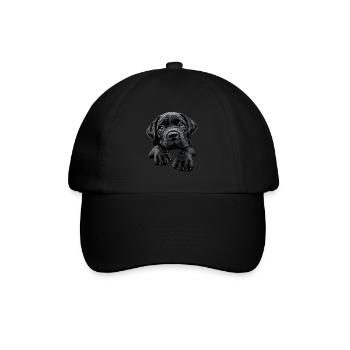 Bullmastiff - Baseballkappe - Schwarz/Schwarz - Vorne