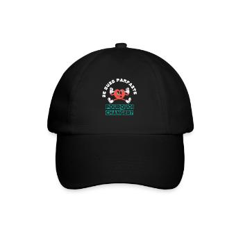 Ich bin perfekt, warum sollte ich mich ändern? - Baseballkappe - Schwarz/Schwarz - Vorne