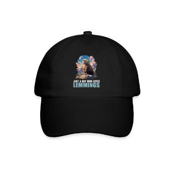 Lemmings Lemming - Baseball Cap - black/black - Front