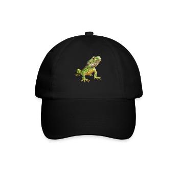 Eidechsen Eidechse - Baseballkappe - Schwarz/Schwarz - Vorne