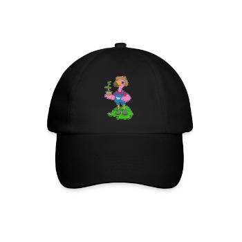 Flamingo Farmer Seedling Farm - Baseball Cap - black/black - Front