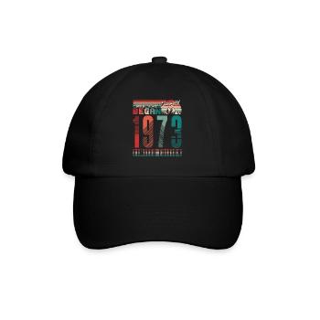 Anniversaire 1973 Vintage Janvier Rétro Cadeau - Casquette classique - noir/noir - Devant
