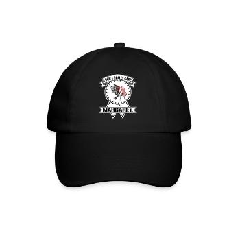 Je m’en fiche Margaret Eagle Gift - Casquette classique - noir/noir - Devant