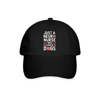 Neuro infirmière chien soignant neurologie cadeau - Casquette classique - noir/noir - Devant