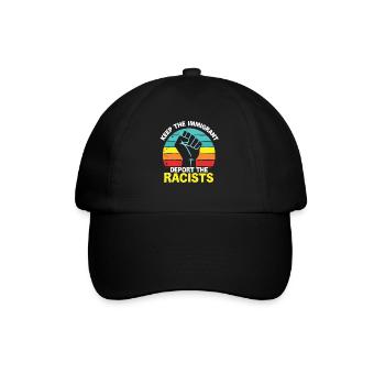Antiracisme Diversité, justice et égalité - Casquette classique - noir/noir - Devant
