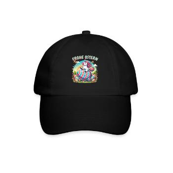 Licorne de Joyeuses Pâques - Conception amusante d’œuf de Pâques - Casquette classique - noir/noir - Devant