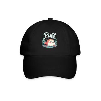Puffer fish marine life enthusiast Quirky - Baseball Cap - black/black - Front