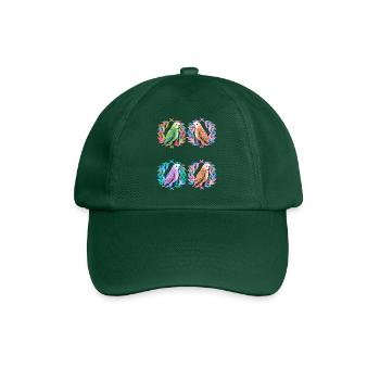 Oiseaux exotiques Oiseau Perroquet Perroquets - Casquette classique - vert bouteille - Devant