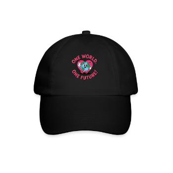 One World, One Future - Baseball Cap - black/black - Front