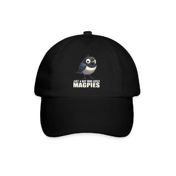 Magpies Magpie - Baseball Cap - black/black - Front