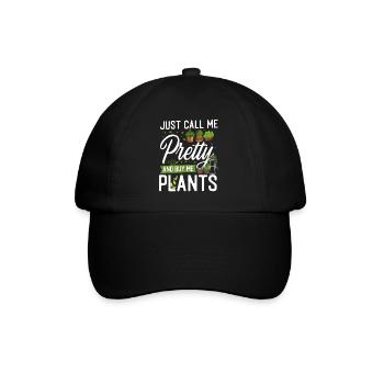 Amateur de plantes jardinière Fille juste - Casquette classique - noir/noir - Devant