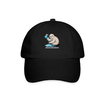 Aquarius Sloth: Do It Your Way - Baseball Cap - black/black - Front