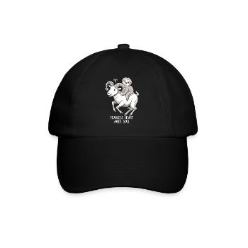 Fearless Heart, Aries Soul Soth - Baseball Cap - black/black - Front