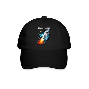 FUSÉE NOUS ARRIVONS - Casquette classique - noir/noir - Devant