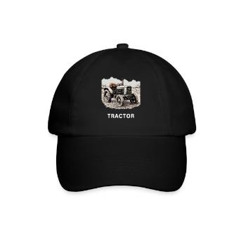 TRACTEUR - Casquette classique - noir/noir - Devant