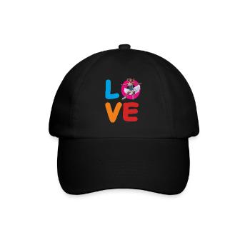 FIGURE SKATING LOVE - Baseball Cap - black/black - Front