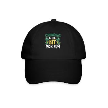 Dinosaur Party Decorations - Baseball Cap - black/black - Front