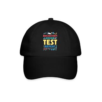 Répétition du test de conception de remue-méninges - Casquette classique - noir/noir - Devant