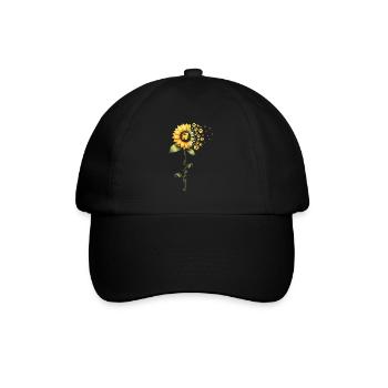 Dans la maison du tournesol est mon griffon bruxellois - Casquette classique - noir/noir - Devant