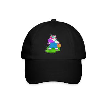 Unicorn Basketball Player Basketball - Baseball Cap - black/black - Front