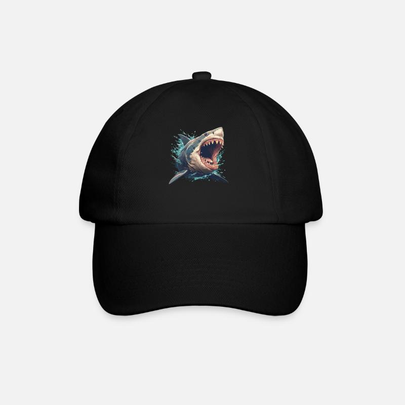 Haie Hai - Baseballkappe - Schwarz/Schwarz