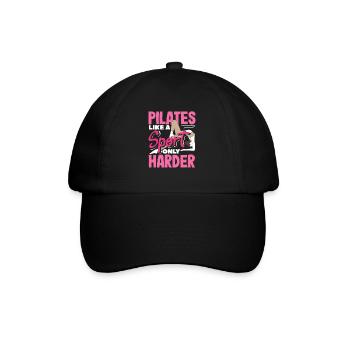 Pilates Like a Sport Only Harder - Baseball Cap - black/black - Front