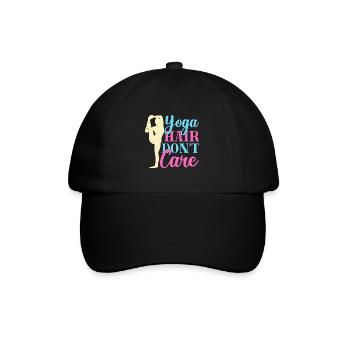 Yoga Cheveux Ne S’en soucie Pas Drôle Yoga - Casquette classique - noir/noir - Devant