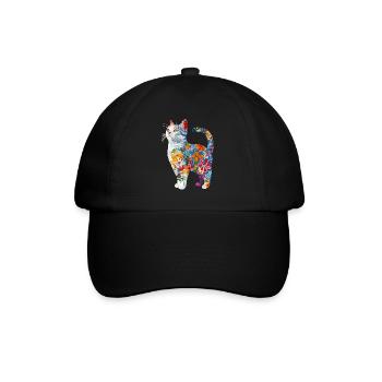 Britisch Kurzhaar - Baseballkappe - Schwarz/Schwarz - Vorne