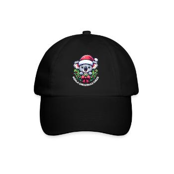 Koala de Noël - Casquette classique - noir/noir - Devant