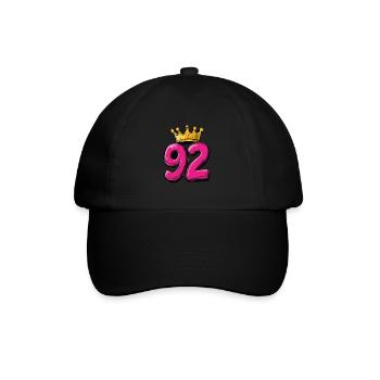 92 Number Krone - Baseball Cap - black/black - Front