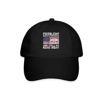 Schreiben Sie einen Beschwerdevollzugsbeamten USA-Gesetz - Baseballkappe - Schwarz/Schwarz - Vorne