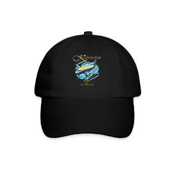 AIRPLANE Capers always on board - Baseball Cap - black/black - Front