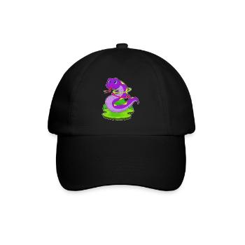 Snake Fitness Hoop Workout Gymnastics - Baseball Cap - black/black - Front