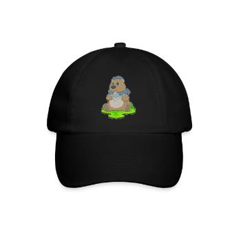 Pêche au poisson Bear Angler - Casquette classique - noir/noir - Devant