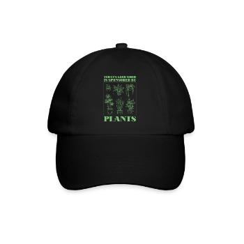 Plant Lover Gardening Today's Good - Baseballkappe - Schwarz/Schwarz - Vorne