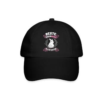 Best Bunny Mom Ever Bunny Rabbit - Baseball Cap - black/black - Front