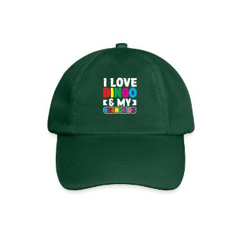 Bingo Players Love Grandchildren - Baseball Cap - bottle green - Front