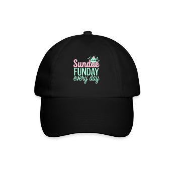 Cream Truck Owner Frozen Treats Mobile Dessert - Baseball Cap - black/black - Front