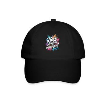 The Holi Festival Of Colors Indian Celebration - Baseball Cap - black/black - Front