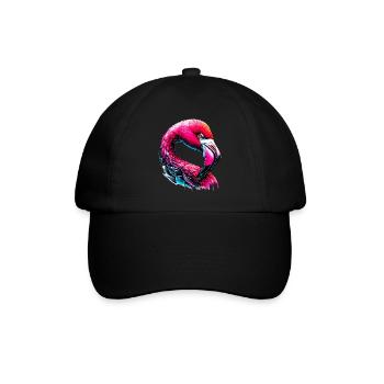 Flamant - Casquette classique - noir/noir - Devant
