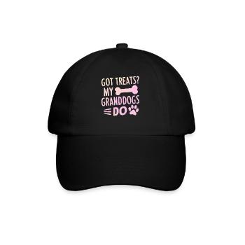Dog Grandma Gifts - Baseball Cap - black/black - Front