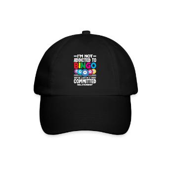 Bingo Engaged Relationship Statement - Baseball Cap - black/black - Front