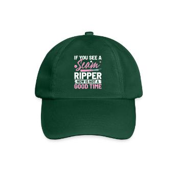 If You See A Seam Ripper Now Is Not A Good Time - Baseball Cap - bottle green - Front