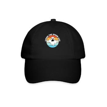 Living The Spook Life Ghost Bait - Baseball Cap - black/black - Front